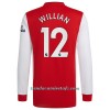 Camiseta de fútbol Manga Larga Arsenal Willian 12 Primera Equipación 2021/22 - Hombre